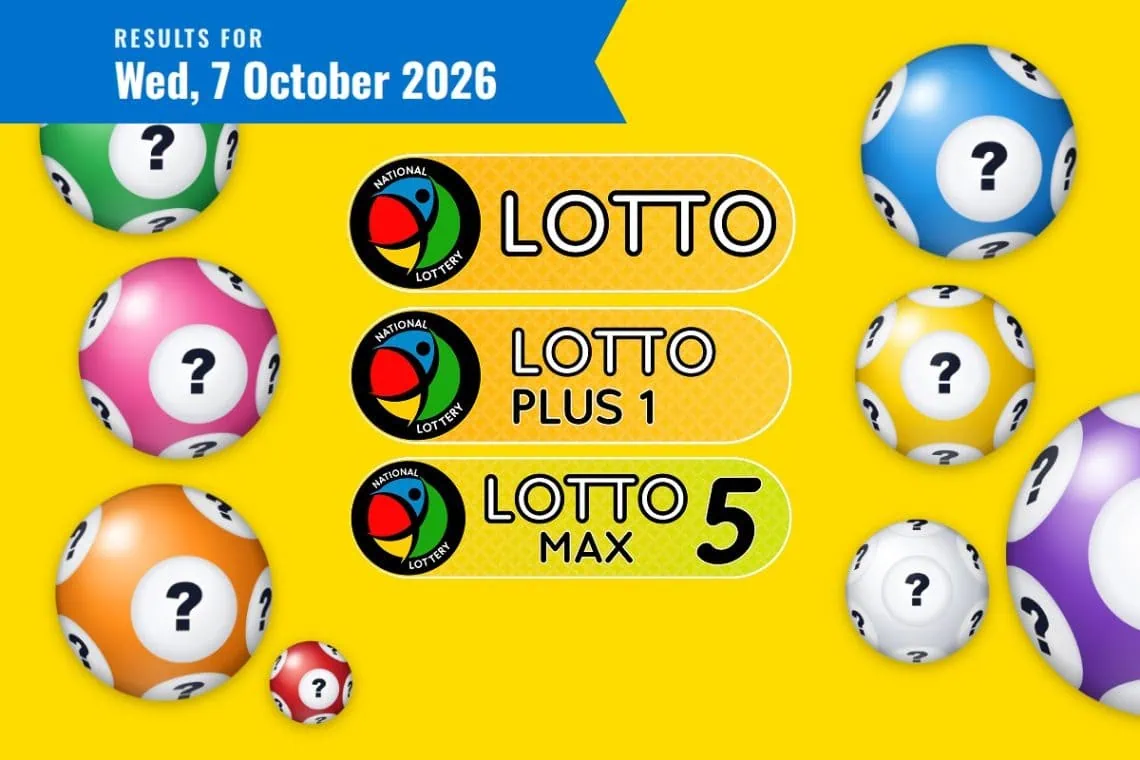 Lotto, Lotto Plus 1 and Lotto 5 Max Results - Wednesday, 7 October 2026 - Saffarazzi Lotto, Lotto Plus 1 and Lotto 5 Max Results lottery draw results for Wednesday, 7 October 2026