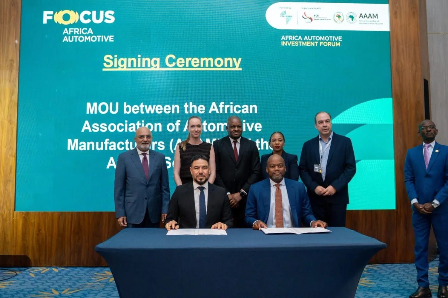 AAAM memorandum of understanding signing ceremony at Focus Africa - Saffarazzi AAAM memorandum of understanding signing ceremony at Focus Africa