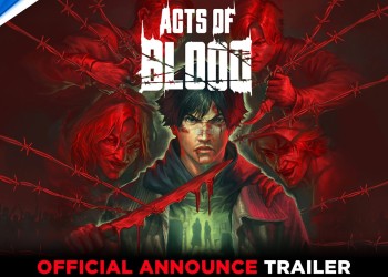 Acts of Blood trailer still: the opening frame of the official YouTube video.