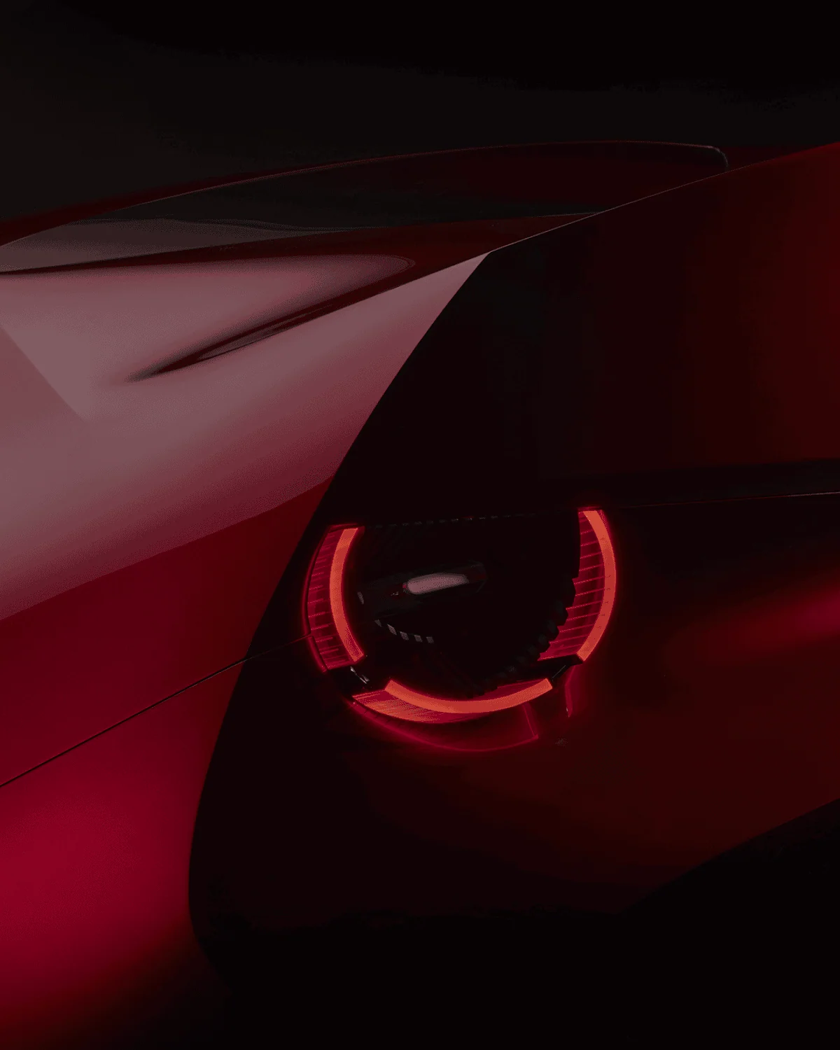 Alfa Romeo Cuorerosso concept rear light detail - Saffarazzi Alfa Romeo Cuorerosso concept rear light detail