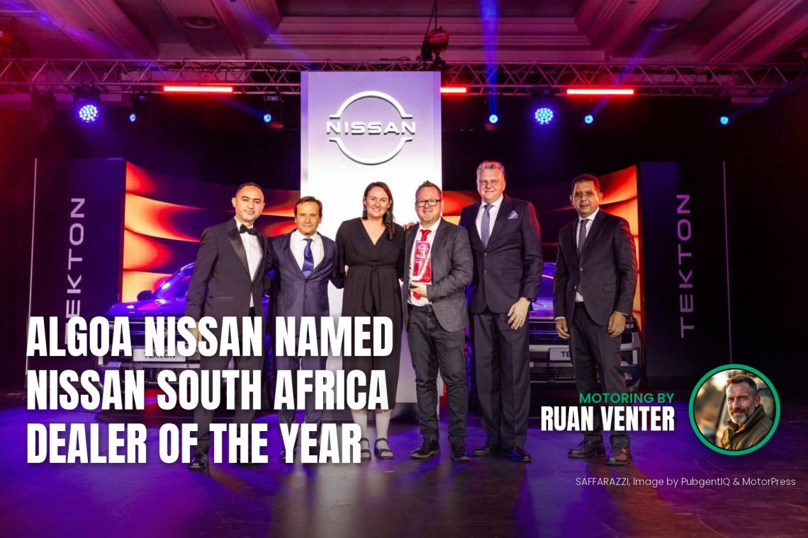 Algoa Nissan team receives dealer of the year award - Saffarazzi Algoa Nissan team receives dealer of the year award