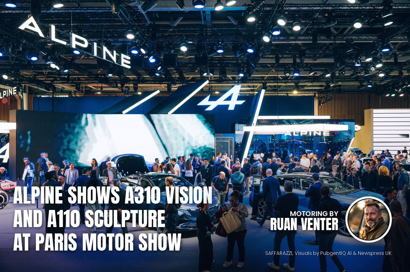 Alpine shows A310 Vision and A110 Sculpture at Paris Motor Show