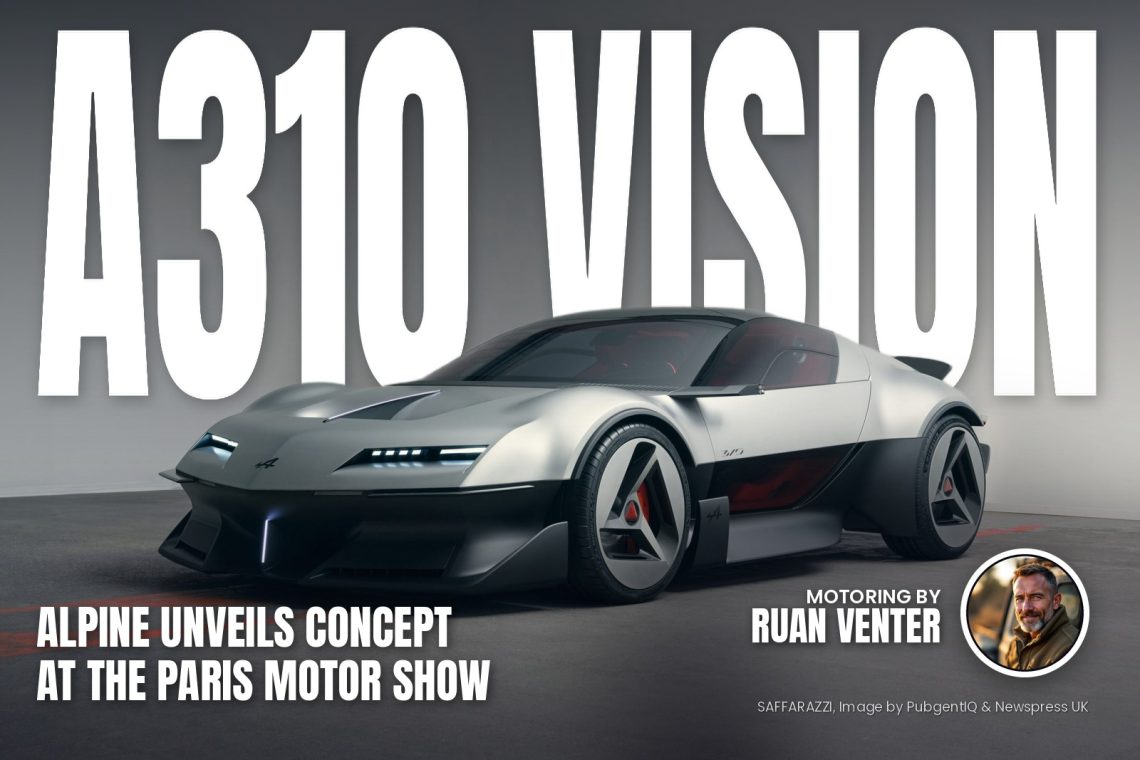 Alpine A310 Vision concept front three-quarter view