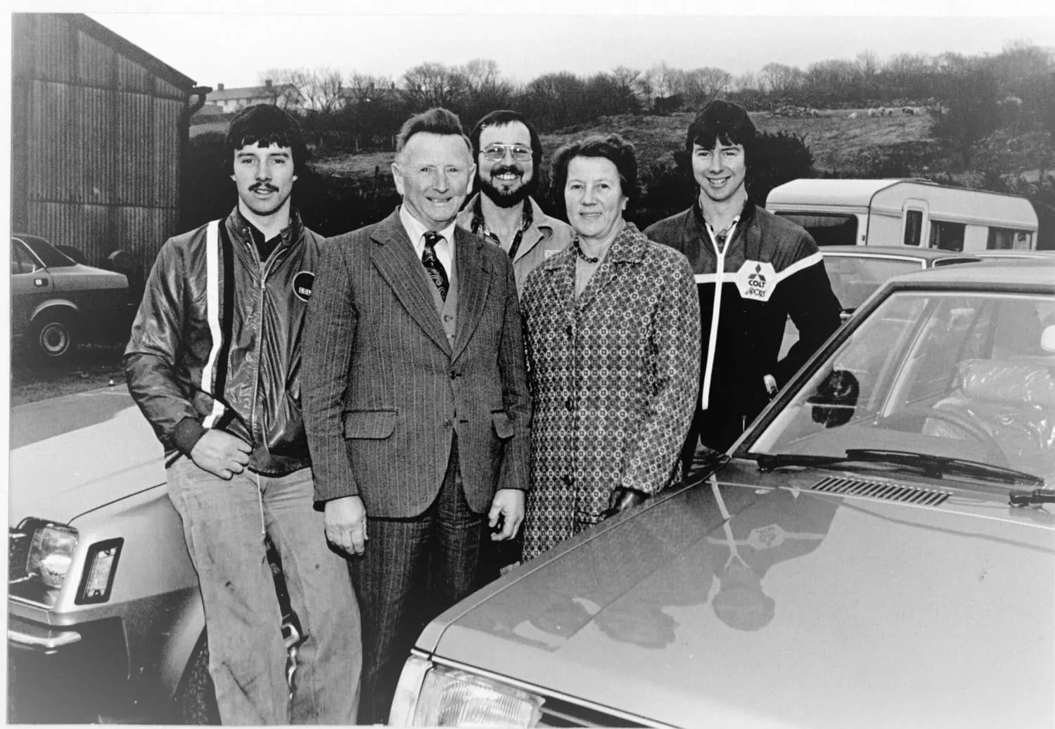 Archive Smithy Garage dealer group - Saffarazzi Archive Smithy Garage family group with Colt Mitsubishi cars.