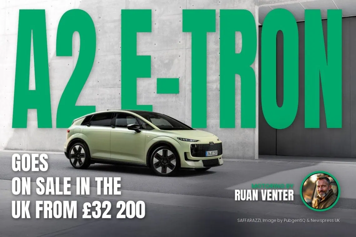 Audi A2 e-tron front three-quarter view in green - Saffarazzi Audi A2 e-tron front three-quarter view in green