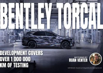 UK Motoring: Bentley Torcal development covers over 1 - Saffarazzi Bentley Torcal magazine cover: Development covers over 1 000 000 km of testing, with the writer's by-line.