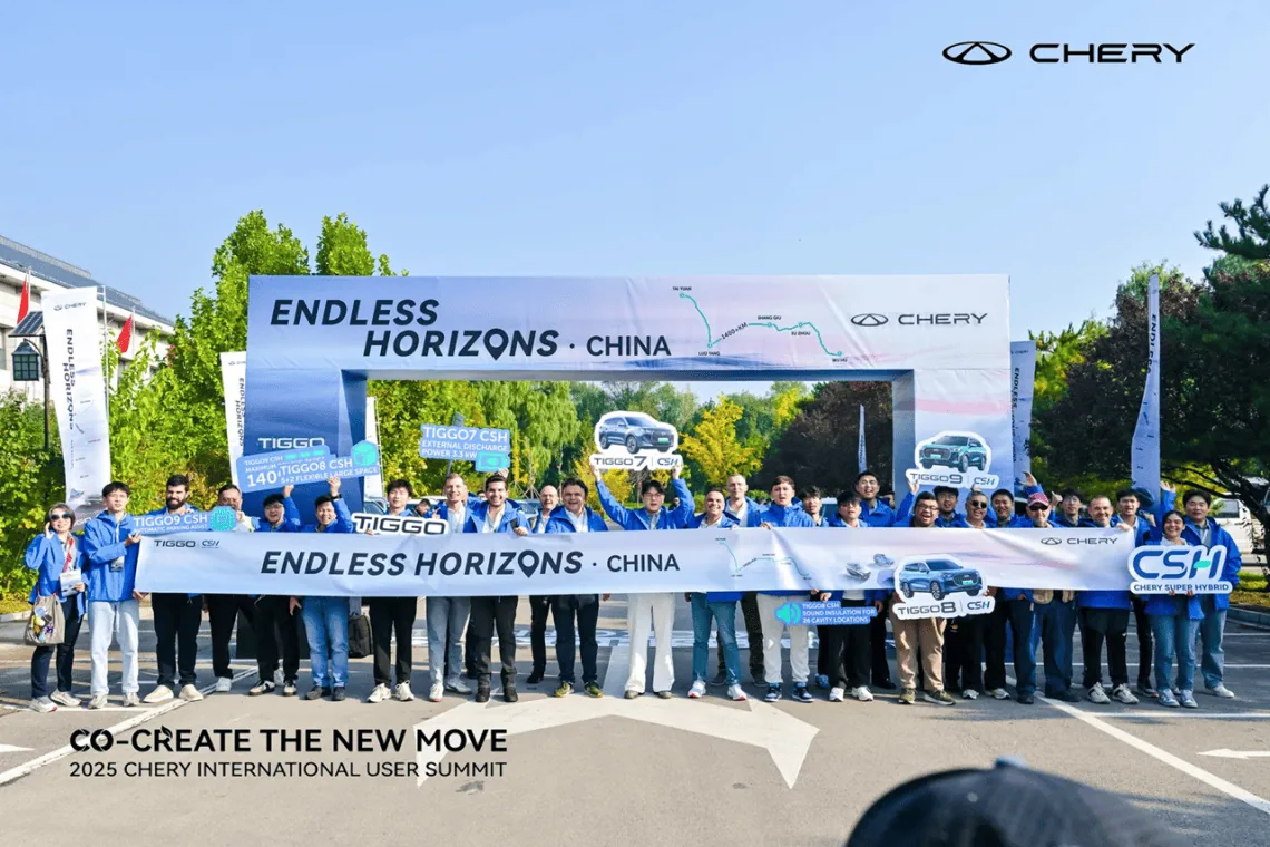 Chery Endless Horizons China group photo at 2025 summit