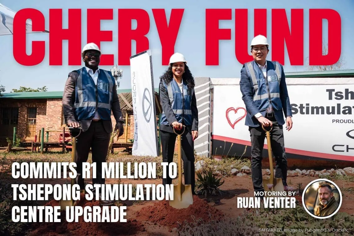 Chery sod-turning ceremony at Tshepong Stimulation Centre site