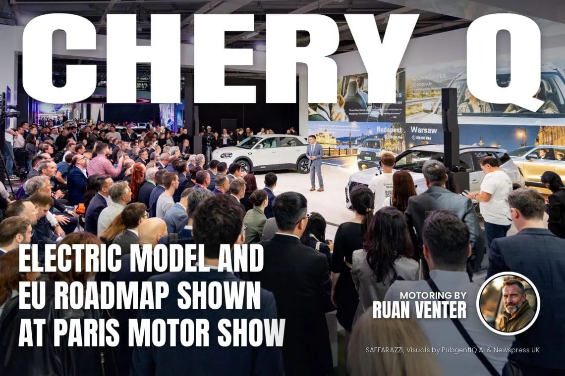 Chery Q electric car presentation at Paris Motor Show - Saffarazzi Chery Q electric car presentation at Paris Motor Show