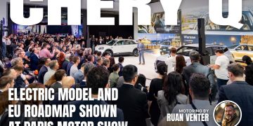 Chery Q electric car presentation at Paris Motor Show