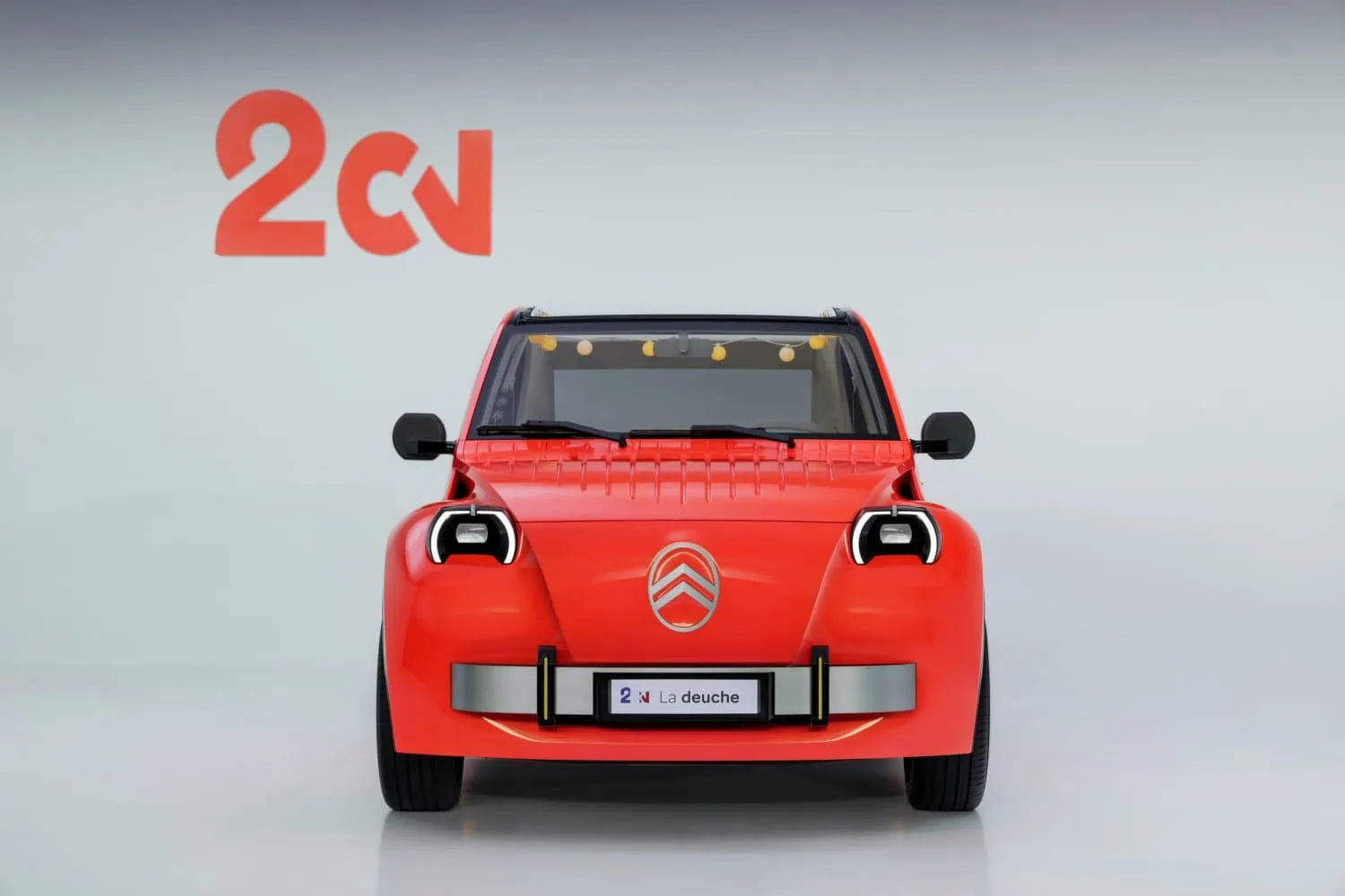Citroën 2 CV Concept head-on front view - Saffarazzi Citroën 2 CV Concept head-on front view