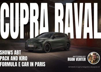 CUPRA Raval front three-quarter view in warehouse