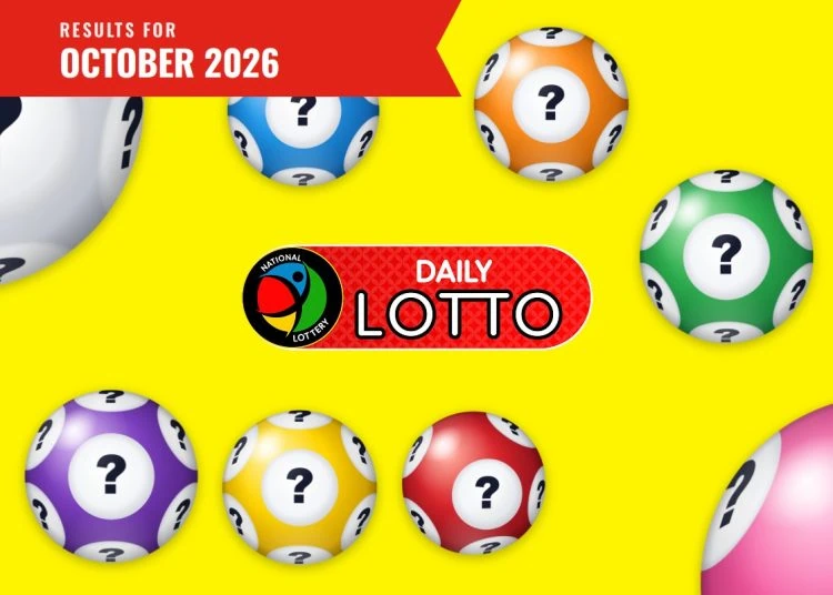 Daily Lotto Results - October 2026 - Saffarazzi Daily Lotto Results - October 2026