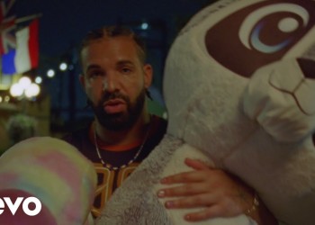 Cold Shoulder music video still: the opening frame of the official YouTube video.