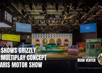 Fiat stand at the Paris Motor Show