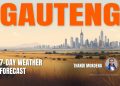 Gauteng 7-day weather forecast: magazine-style cover by Thandi Mokoena