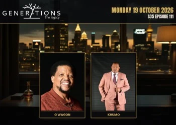 Generations: The Legacy teasers artwork for Monday 19 October 2026, S35 Episode 111, with cast photos.