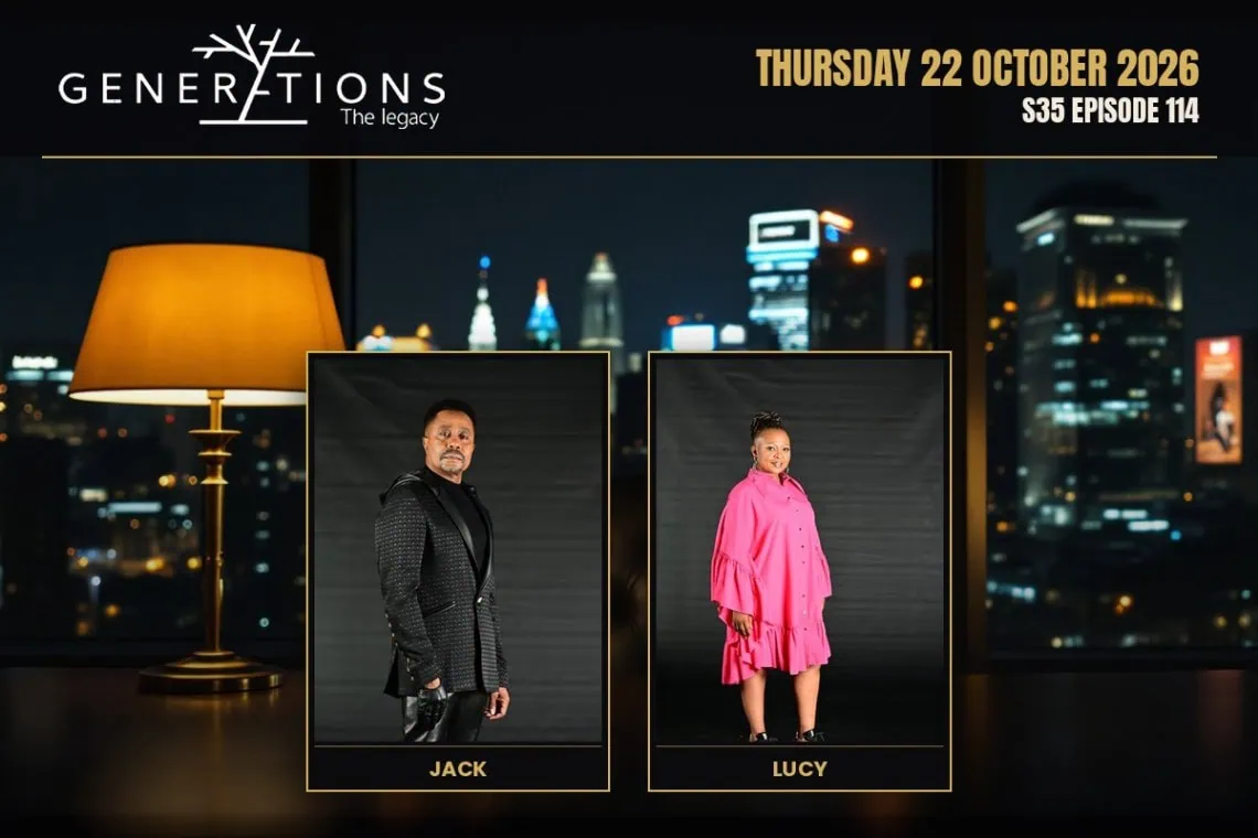 Generations: The Legacy teasers artwork for Thursday 22 October 2026, S35 Episode 114, with cast photos.