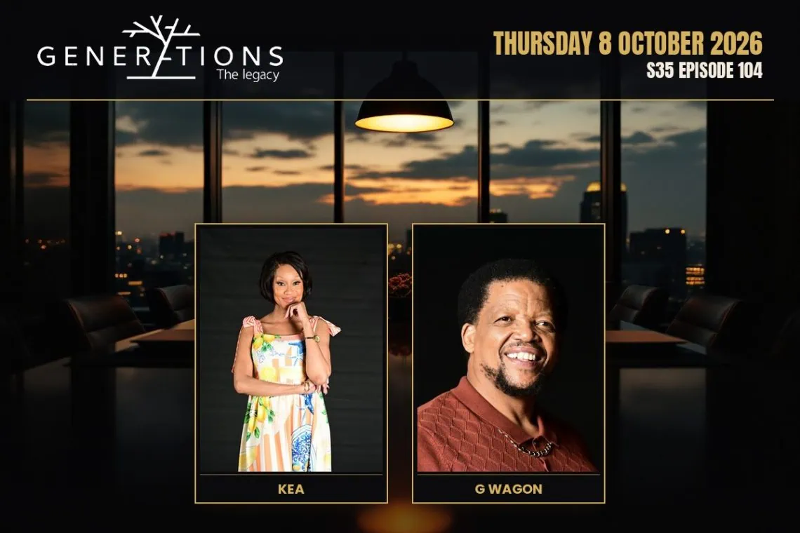S35 Episode 104 Generations- The Legacy: First Wife Rules Shock Lucy - Saffarazzi Generations: The Legacy teasers Thursday 8 October 2026