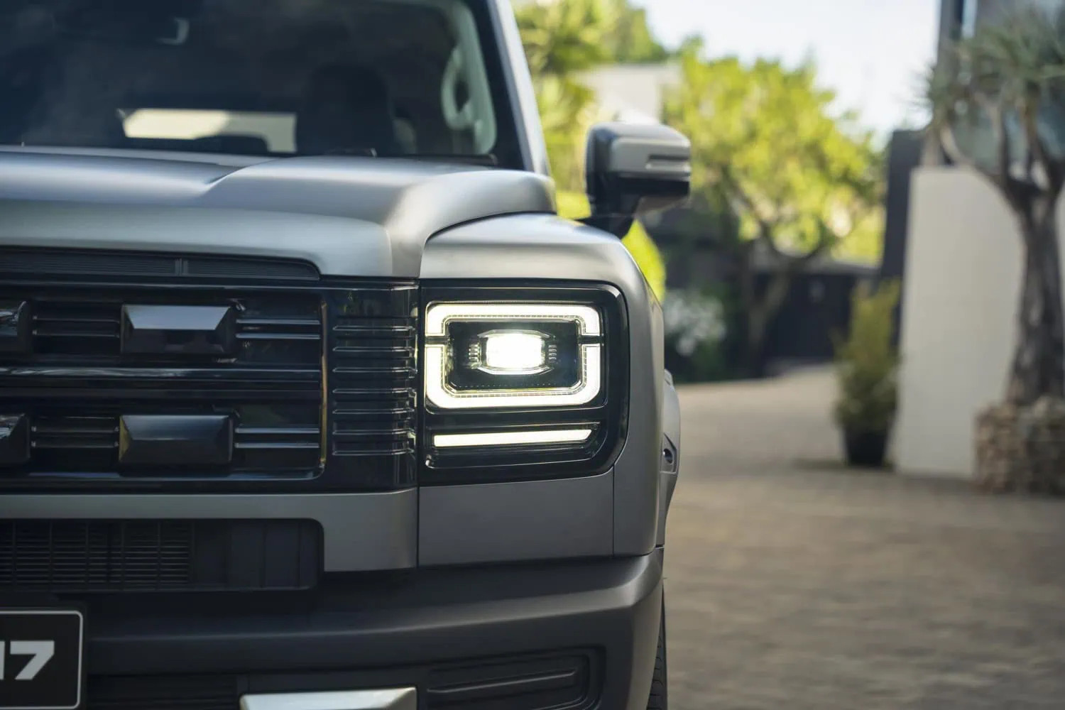 Haval H7 headlight - Saffarazzi GWM Haval H7 LED headlight close-up.