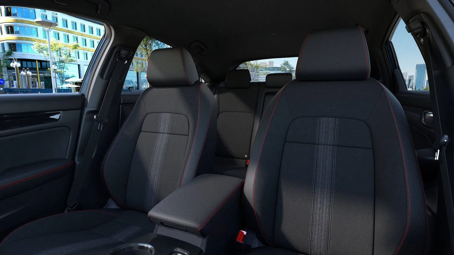Honda Civic e:HEV front and rear seats - Saffarazzi Honda Civic e:HEV front and rear seats