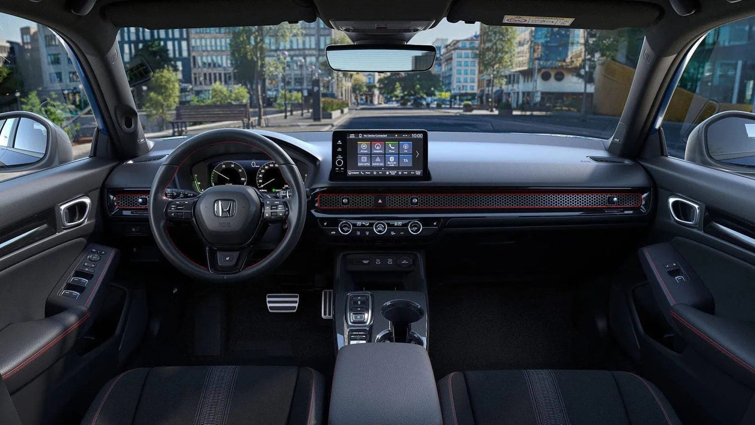 Honda Civic e:HEV interior and dashboard - Saffarazzi Honda Civic e:HEV interior and dashboard