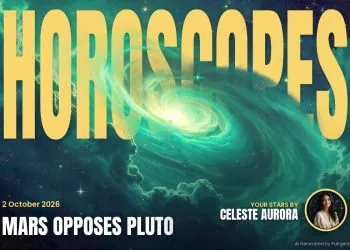 Mars Opposes Pluto - Horoscopes and Lucky Numbers for 2 October 2026