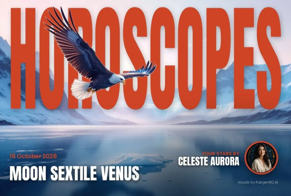 Moon Sextile Venus - Horoscopes and Lucky Numbers for 16 October 2026