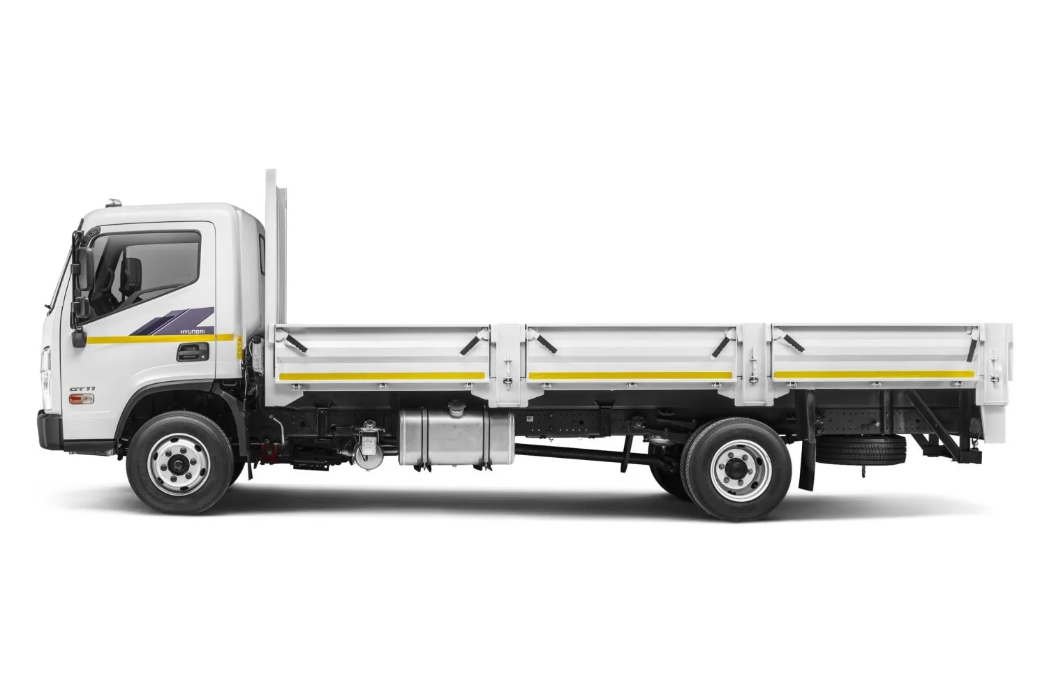 Mighty GT11 side profile - Saffarazzi Hyundai Mighty GT11 dropside truck side profile.