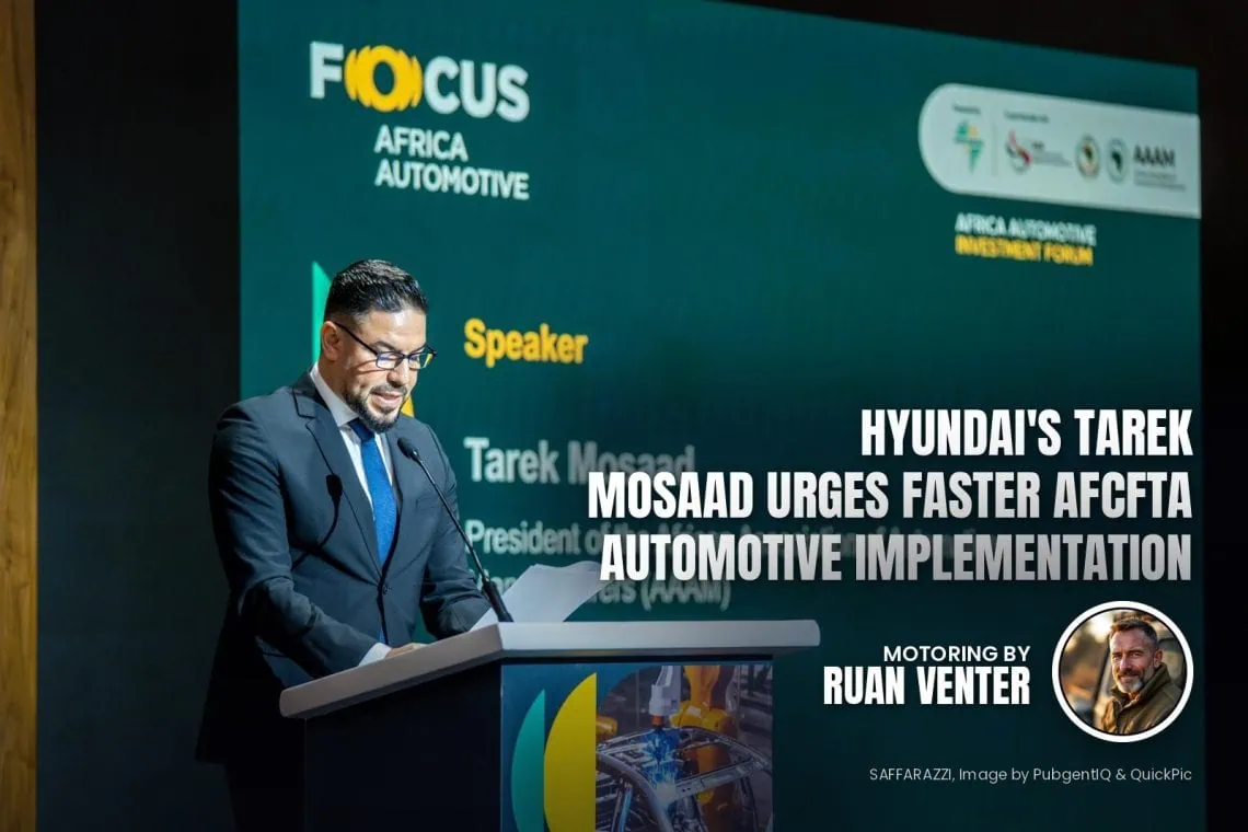 AAAM president speaking at Africa Automotive Investment Forum