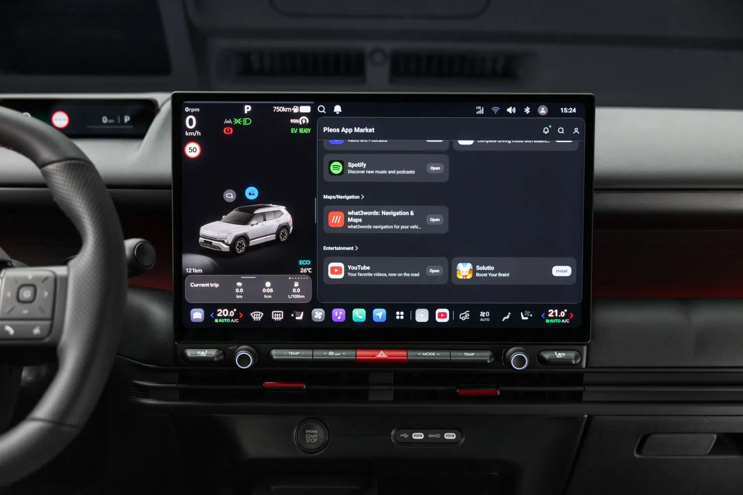 Hyundai Tucson N Line central touchscreen display - Saffarazzi Hyundai Tucson N Line central touchscreen display