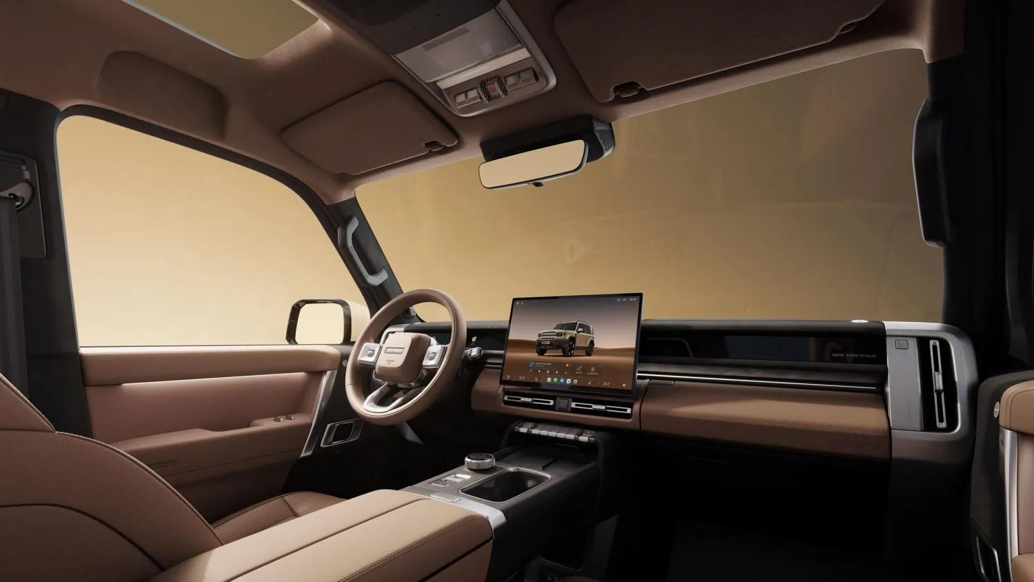 iCAUR V27 dashboard and steering wheel - Saffarazzi iCAUR V27 dashboard and steering wheel