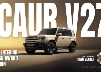 iCAUR V27 SUV front three-quarter view