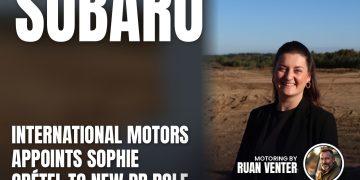 Sophie Crétel, new International Motors Subaru PR role