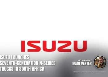 Isuzu launches seventh-generation N-Series trucks in South Africa - Saffarazzi Isuzu N-SERIES magazine cover: Seventh-generation trucks launched in South Africa, with the writer's by-line.