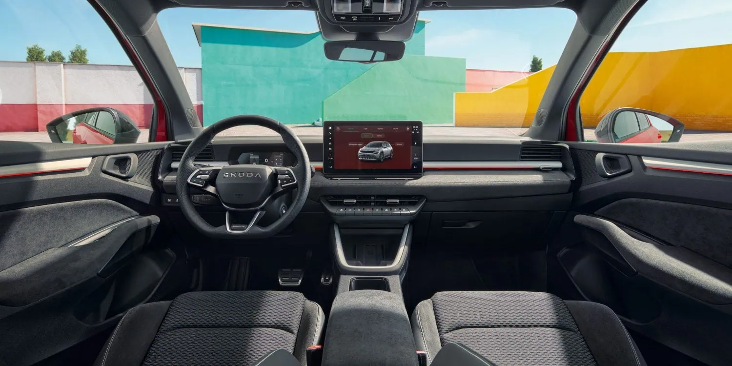 Škoda Epiq SportLine interior and dashboard - Saffarazzi Škoda Epiq SportLine interior and dashboard