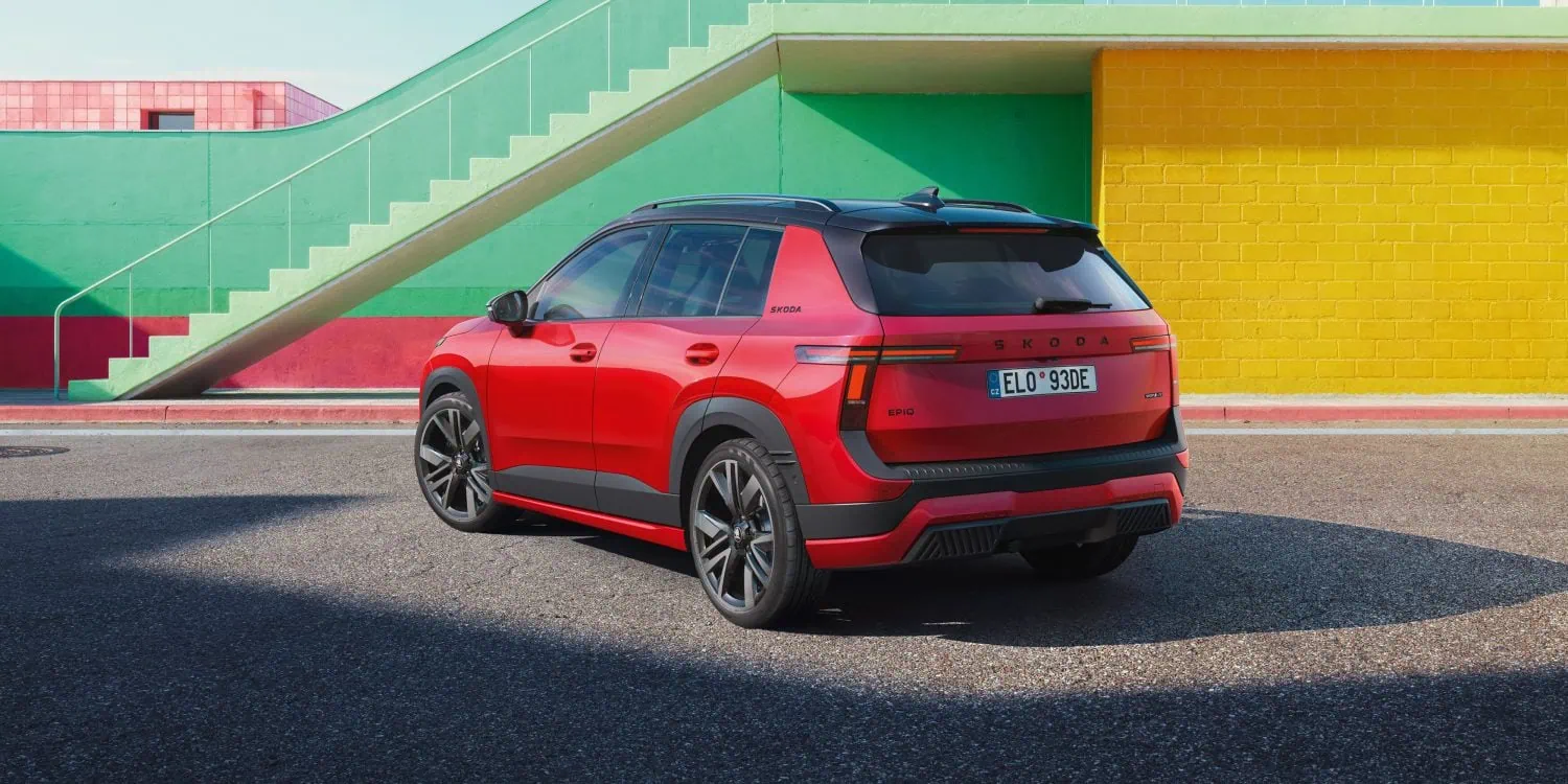 Škoda Epiq SportLine rear three-quarter view - Saffarazzi Škoda Epiq SportLine rear three-quarter view