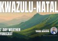 KwaZulu-Natal 7-day weather forecast: magazine-style cover by Thandi Mokoena