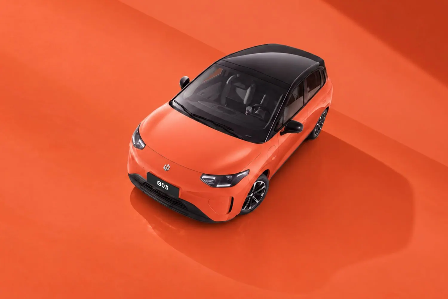 Leapmotor B03 electric hatchback from above - Saffarazzi Leapmotor B03 electric hatchback from above