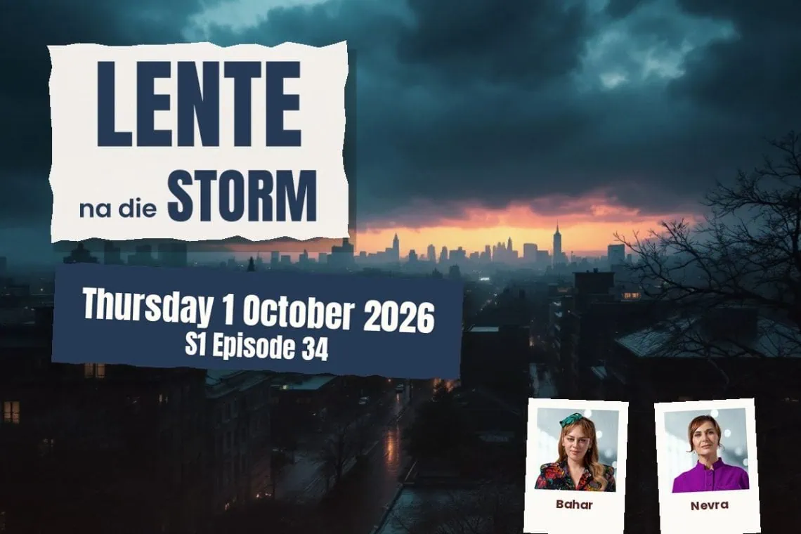 Lente na die Storm teasers Thursday 1 October 2026