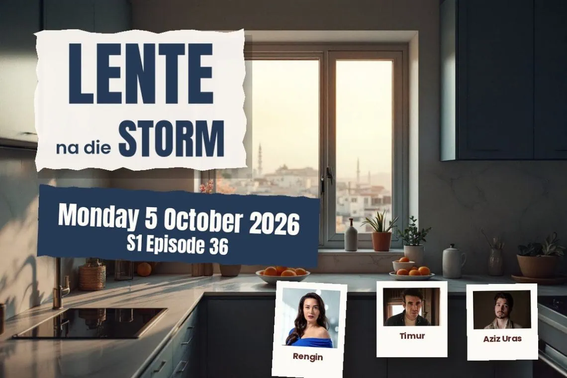Lente na die Storm teasers Monday 5 October 2026