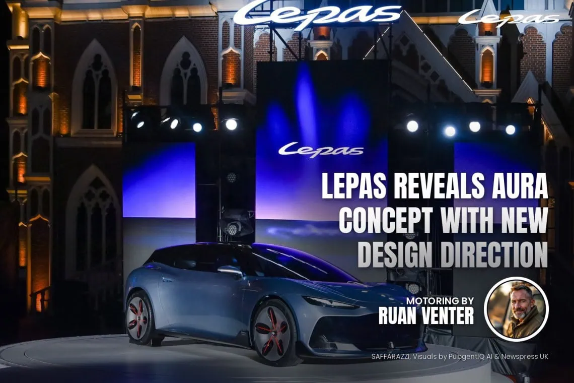 Lepas Aura magazine cover: Concept revealed with new design direction, with the writer's by-line.