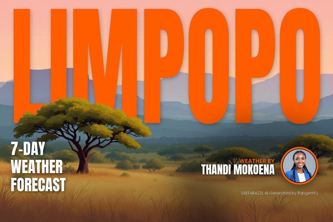 Limpopo 7-day weather forecast: magazine-style cover by Thandi Mokoena