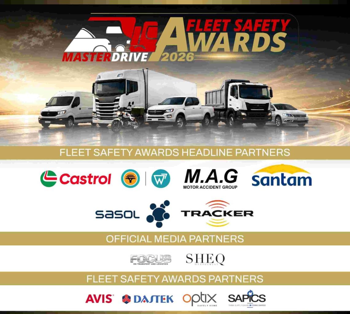 MasterDrive Fleet Safety Awards 2026 poster with partner logos - Saffarazzi MasterDrive Fleet Safety Awards 2026 poster with partner logos