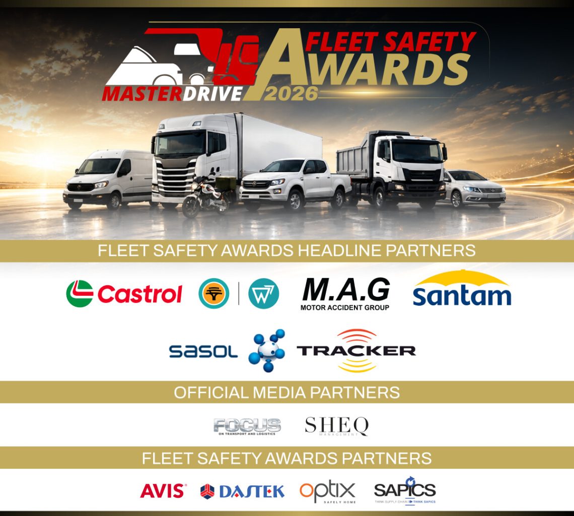 MasterDrive Fleet Safety Awards 2026 poster with partner logos