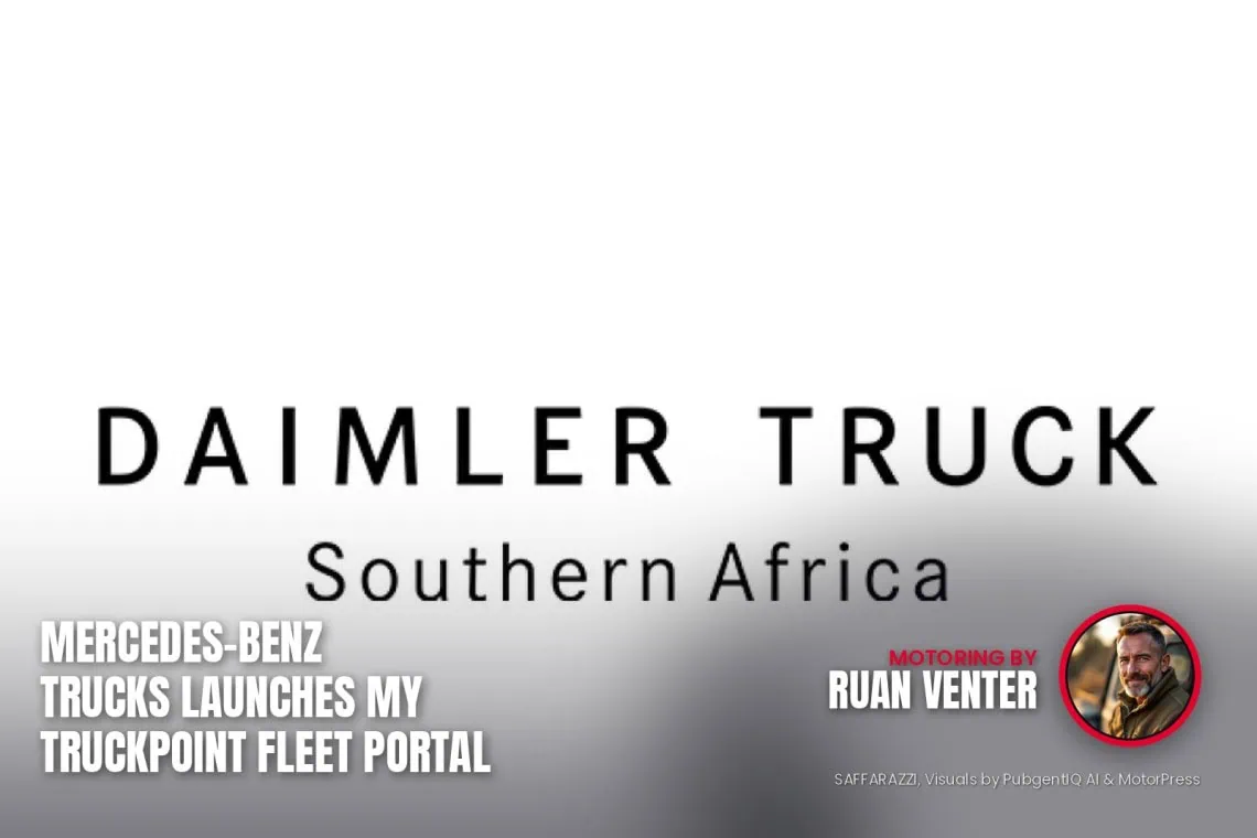 Mercedes-Benz Trucks launches My TruckPoint fleet portal - Saffarazzi MERCEDES-BENZ magazine cover: Trucks launches My TruckPoint fleet portal, with the writer's by-line.