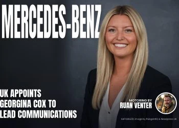 Georgina Cox, Mercedes-Benz UK head of communications portrait