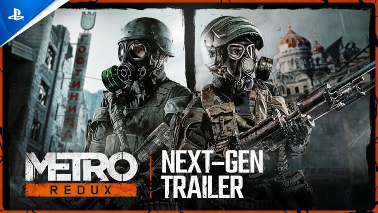 Metro Redux trailer still: the opening frame of the official YouTube video.