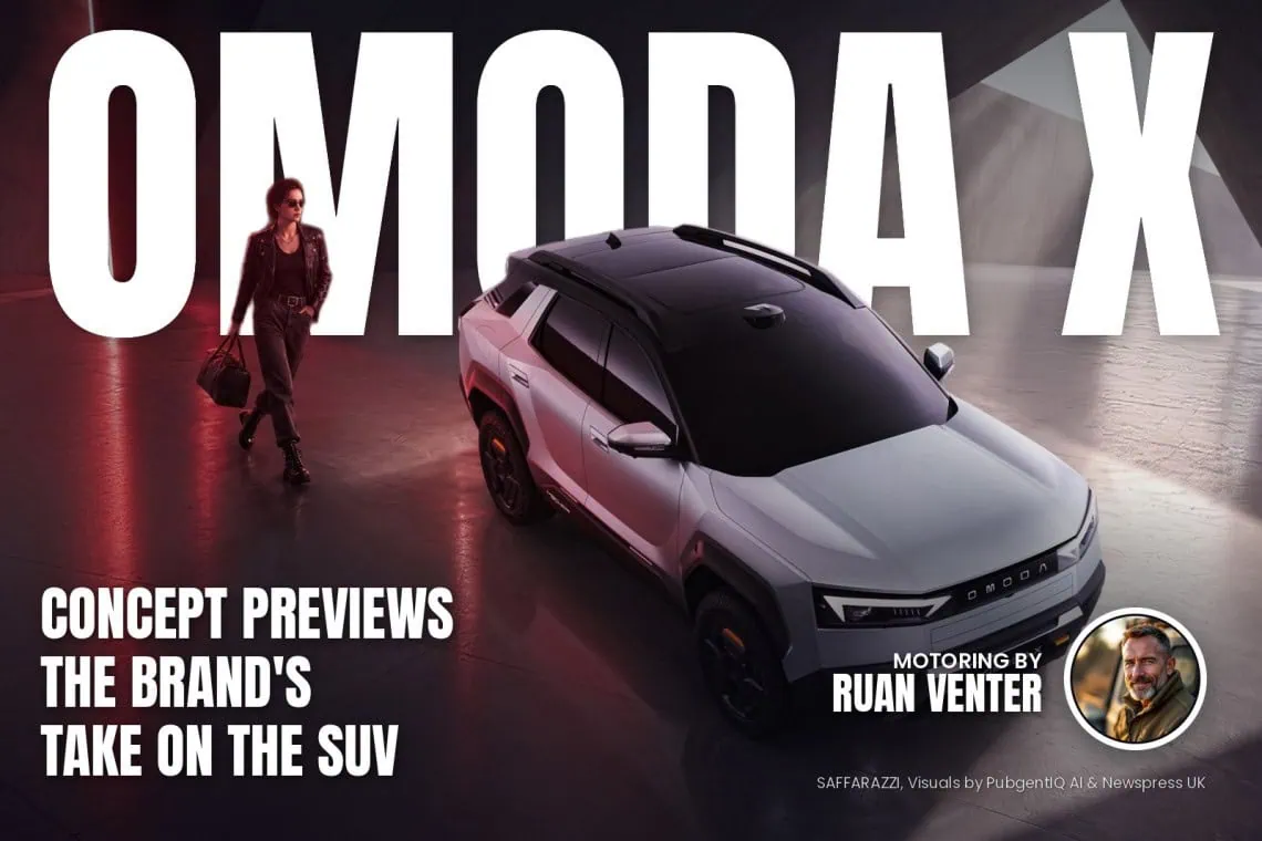 UK Motoring: OMODA X concept previews the brand's - Saffarazzi Omoda X magazine cover: Concept previews the brand's take on the SUV, with the writer's by-line.