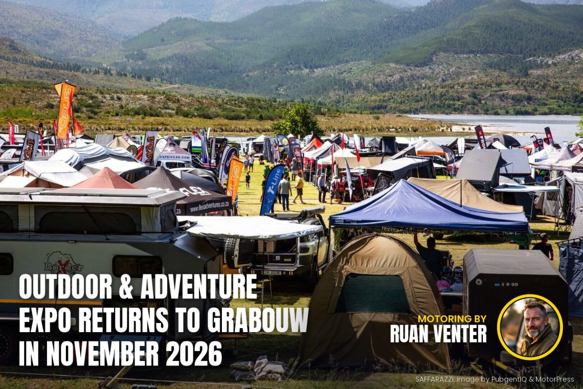 Outdoor & Adventure Expo campsite with caravans and tents - Saffarazzi Outdoor & Adventure Expo campsite with caravans and tents